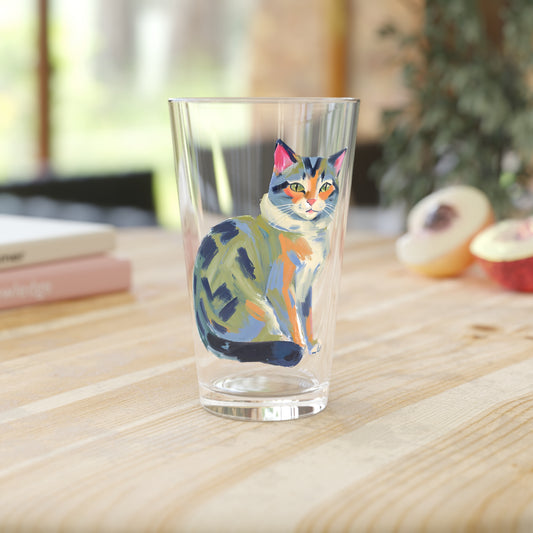 Thurston the Cat Pint Glass, 16oz